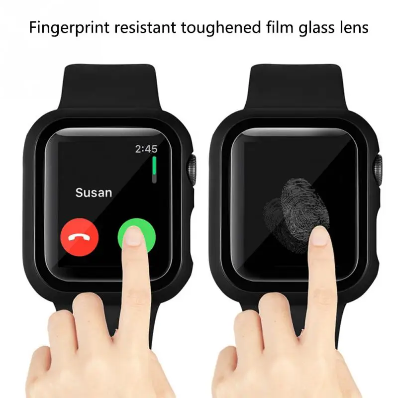 Iwatch1234 все включено для Apple Watch Матовый PC защитный чехол + закаленная пленка 2 в