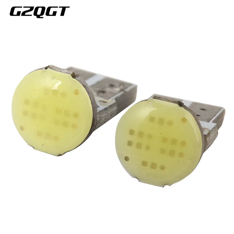 100x керамическая Автомобильная интерьерная Светодиодная лампа T10 COB W5W 168