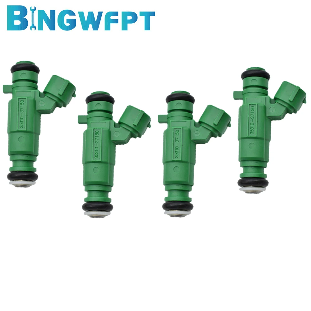 

4pcs/set Nozzle for HYUNDAI SONATA SANTA FE TIBURON TUCSON KIA OPTIMA SPORTAGE 2.5L 2.7L 35310-37150 3531037150 Fuel Injector