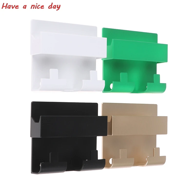 

Charger Rack Shelf Wall Mounted Mobile Phone Charging Holder Multifunction Bracket Self Adhesive Universal Stand Accessories