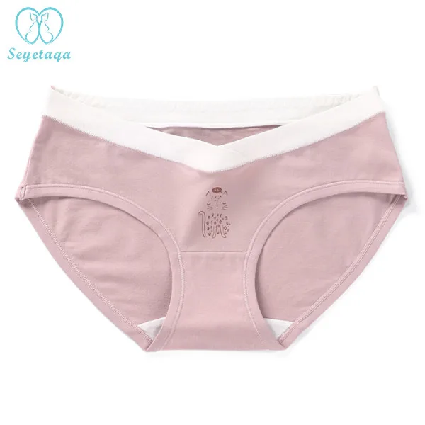 3 шт./пакет хлопковые трусики для беременных нижнее Белье с низкой талией