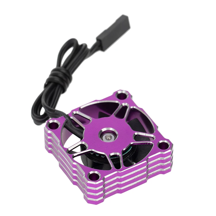 

Metal 30mm 5V-9V Cooling Fan for 1/8 1/10 1/12 RC Model Futaba Plug