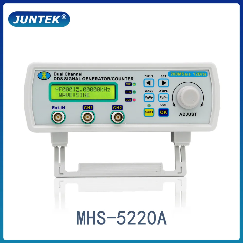 MHS5200A 20M Digital DDS Dual-channel Function/Arbitrary Signal Generator Pulse signal 200MSa/S Frequency Counter | Инструменты