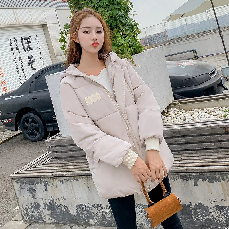 Down Jacket Women 2019 Winter Ultra Light Villus Hat Duck Warm Female Long Sleeve Coat Outwear | Женская одежда