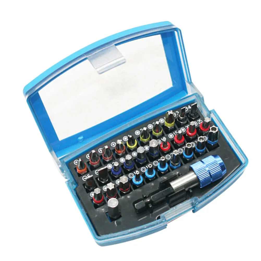 

Набор наконечников для отвертки, практичные твердые металлические Переносные Магнитные биты для бытового использования, многоразовые, про...