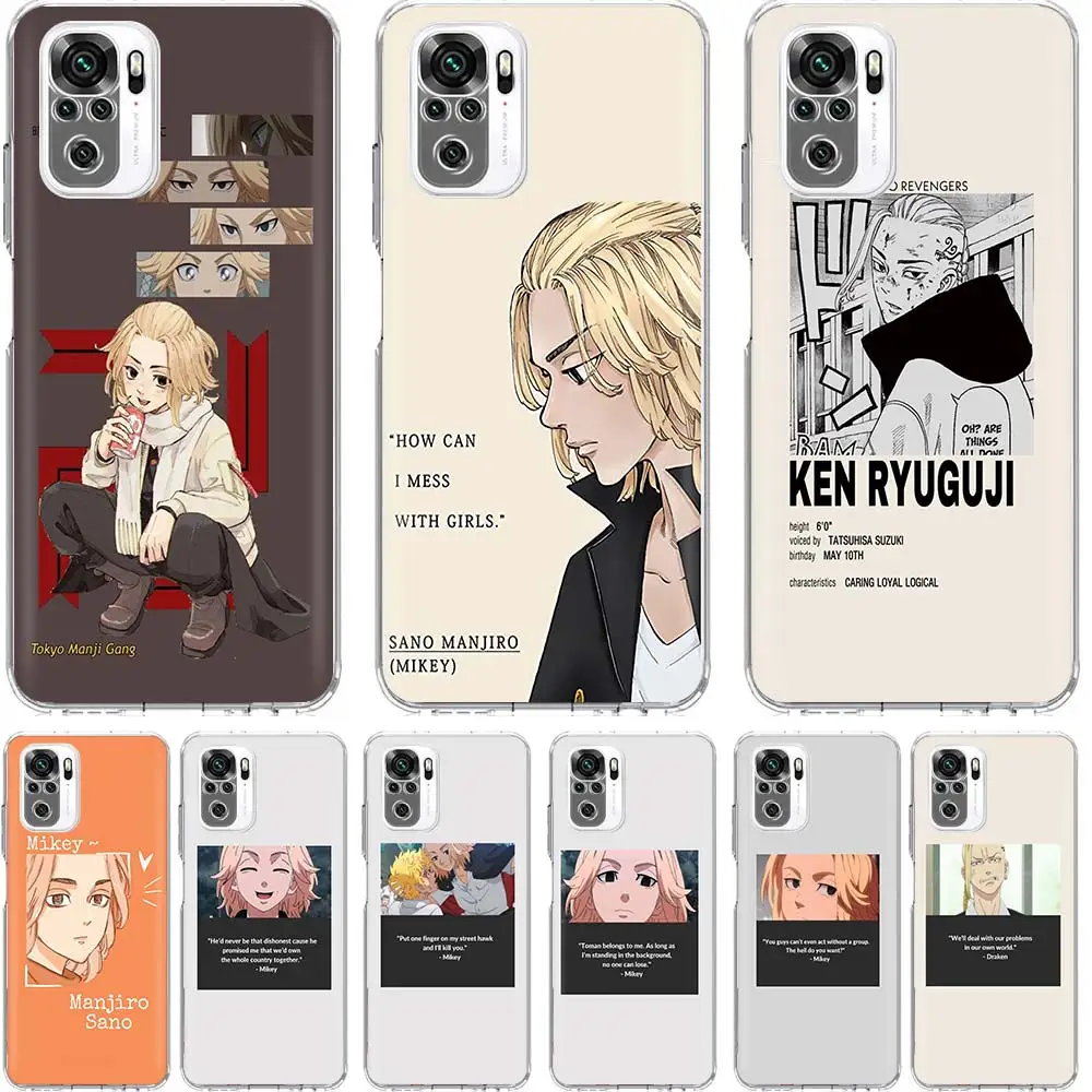 

Tokyo Revengers Cartoon Phone Case Funda For Xiaomi Redmi Note 10 Pro 9S 10S 9 8 Pro 8T 8A 9A 9C 7 7A 6 6A Soft Cover Coque