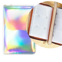 216 slots 4 colors holographic nail stamp storage binder holo plate holder round square rectangular nail art plate organizer jh