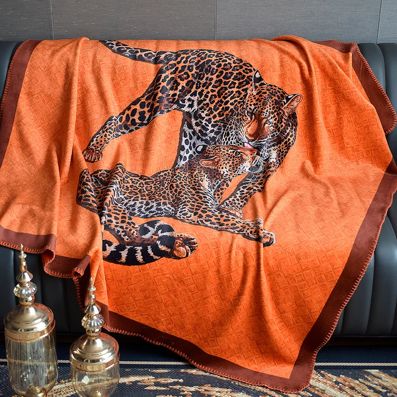 

New Arrival Brocade Fox Velvet Blanket with Warm and Luxurious Blanket for Beds 150*150cm 150*200nm 180*200cm 200*230cm