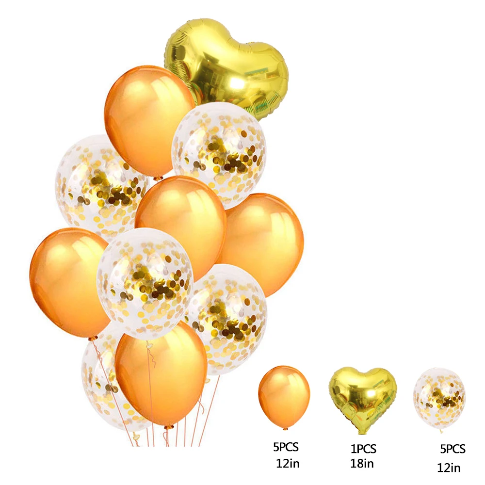 

28pcs/11pcs Heart Shape Latex Ballons Set I Love You Foil Balloons Valentine Day Birthday Anniversary Wedding Party Decor Supply