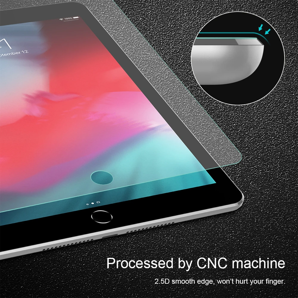 Защитное стекло Nillkin H + закаленное для iPad Air 2019/Pro 10 5 2017/Mini 2019/Mini 4/9 7/Pro 11/Pro 12 9 (2018)