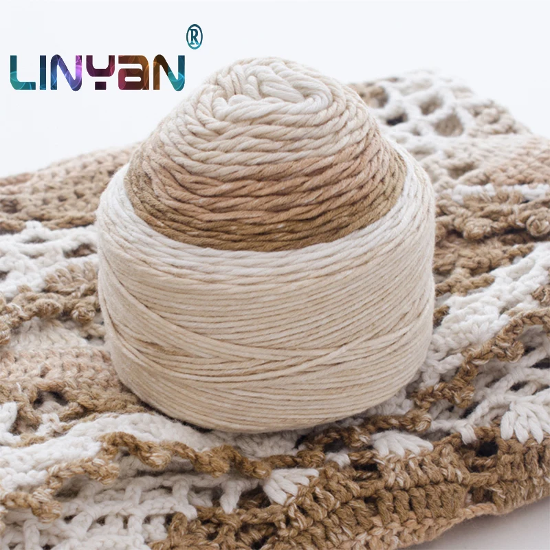 3 Шара * 50 г красящая хлопчатобумажная пряжа для ручного вязания шерстяная