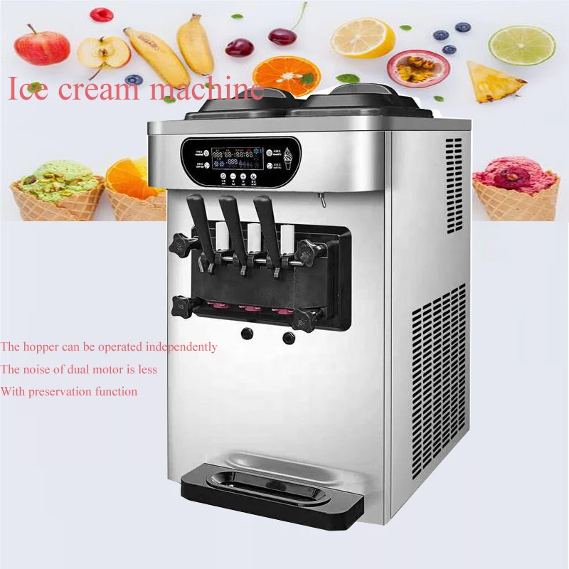 

Commercial Ice Cream Vending Machine Soft Ice Cream Machine With System Ice Cream Makers