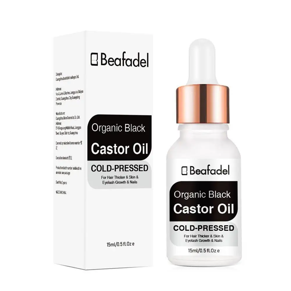 

Pure Organic Black Castor Oil Hair Thickness Eyelashes Treatment Fast Hair Serum Eyebrow Shipping Castor Oil Growth Growth Z3O2