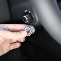 for 2015 2016 land rover discovery 4 aluminum alloy car steering wheel adjusting rod cover cigarette lighter decoration ring