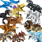 Конструктор Парк Юрского периода 2, динозавры, тираннозавр рекс, велоцираптор, игрушки Стегозавр для детей, рождественский подарок
