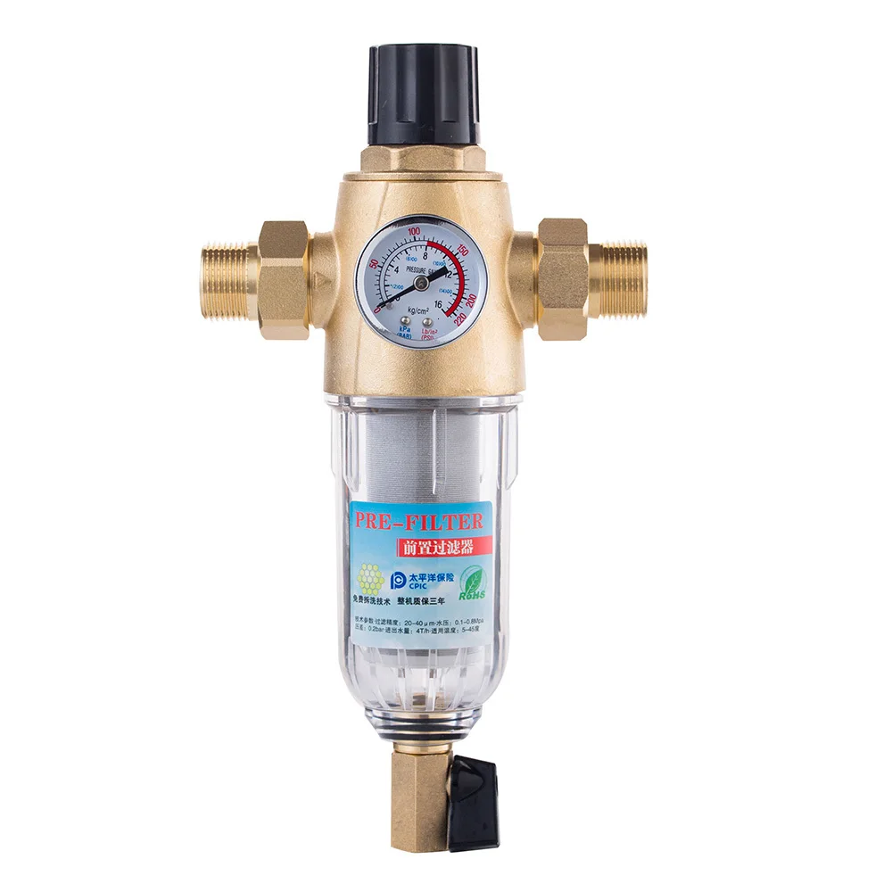 1 дюйм 3/4 &quotсоединительная муфта сифон обратного мытья фильтр регулируемый