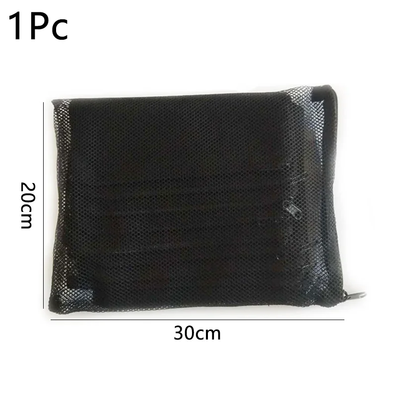 Черная сетчатая сумка для фильтров Сетчатая Сумка аквариума пруда биошариков