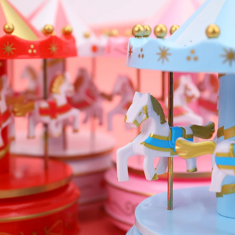 Веселая круглая деревянная музыкальная шкатулка игрушка детская игра домашний