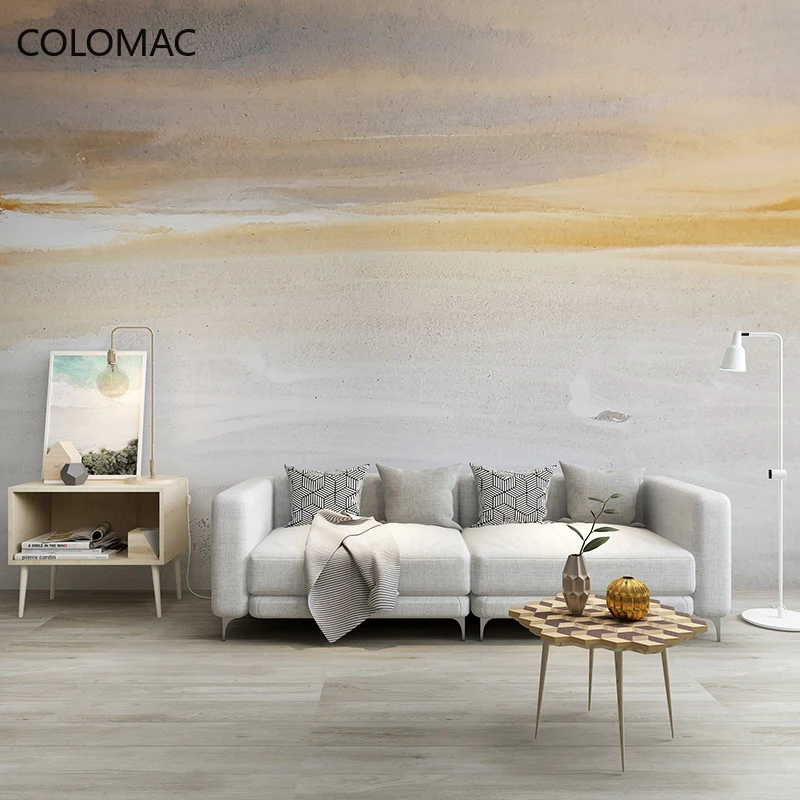 

Colomac Custom Nordic Hand-painted Creative Wallpaper Living Room Background Mural Wall Covering Living Room Decor Dropshipping