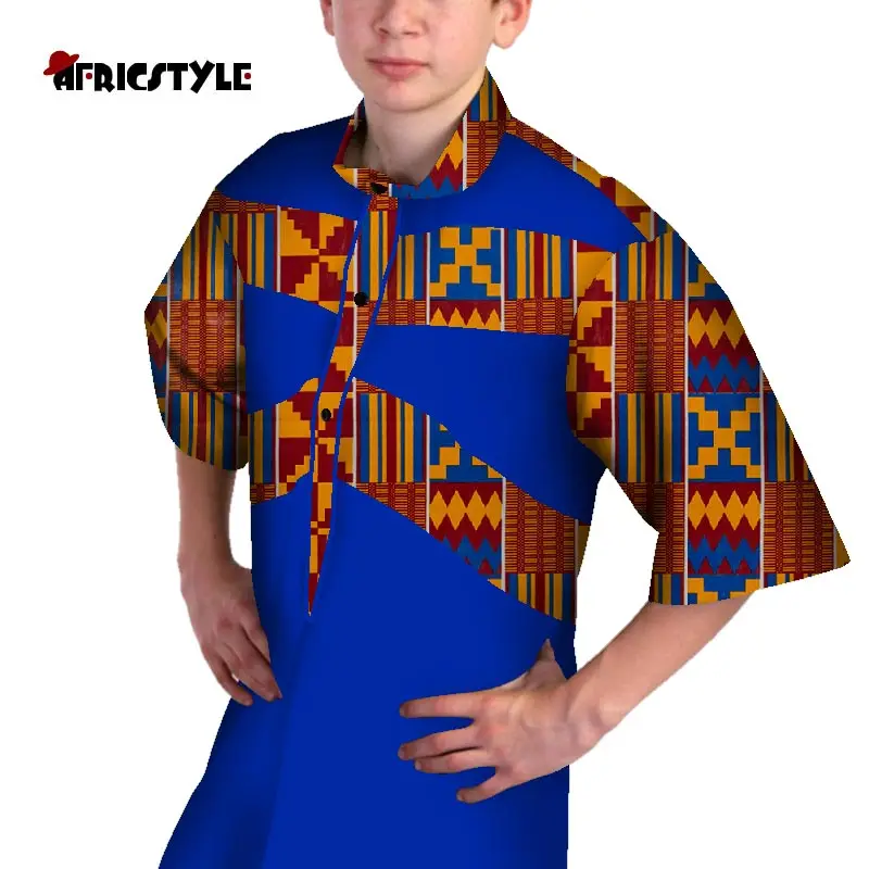 

2020 African men's top African t-shirt African men's clothing Nice African t - shirt Dashiki Clothing Short Sleeve wyt479