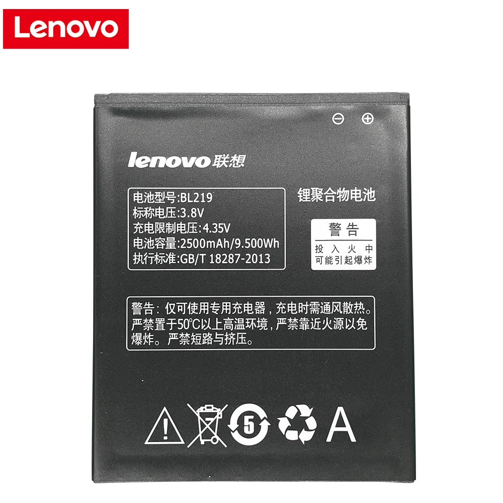 Оригинальный аккумулятор Lenovo BL219 для A880 A889 A890E A768T A916 S810T S856 Batterie Bateria Batterij Accumulator 2500mAh.