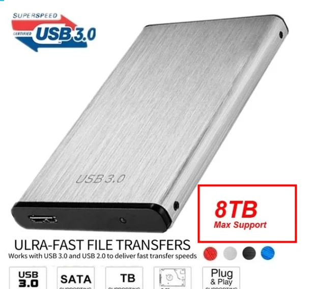Портативный корпус для жесткого диска USB 3 0 внешний 6 Гбит/с 2 5-дюймового SSD