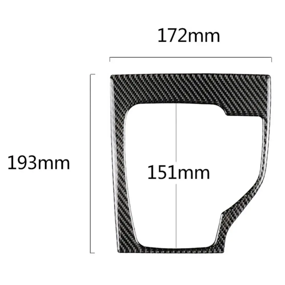 Наклейка на панель переключения передач из углеродного волокна легкая в