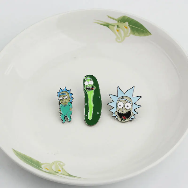 

Cool Lapel Pin Anime Cartoon Characters Women Jewelry Brooches for Women's Clothing Brooch On Clothes Fashion