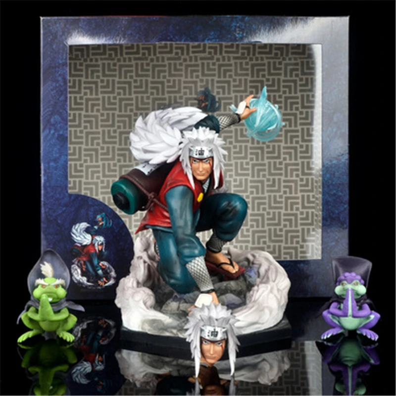 

Naruto new version of the tree leaf three Ninjas, one of the immortal self also 19 cm model collection of hand-made items
