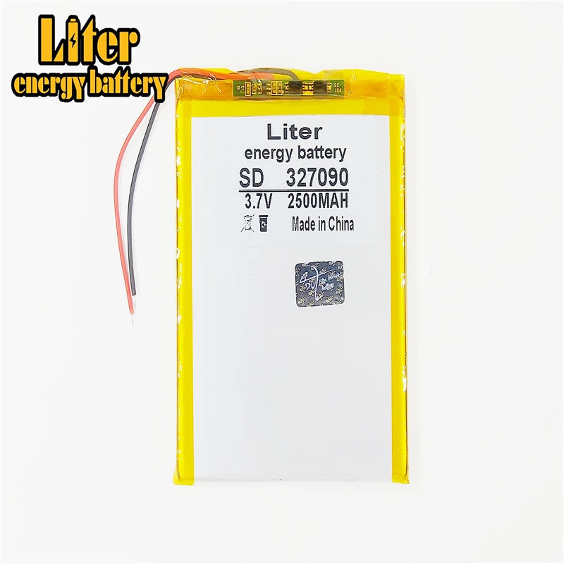 Одобренная SD CE Rohs MSDS lipo батарея 3 7 v 327090 для планшетного ПК 2500mah | Компьютеры и офис