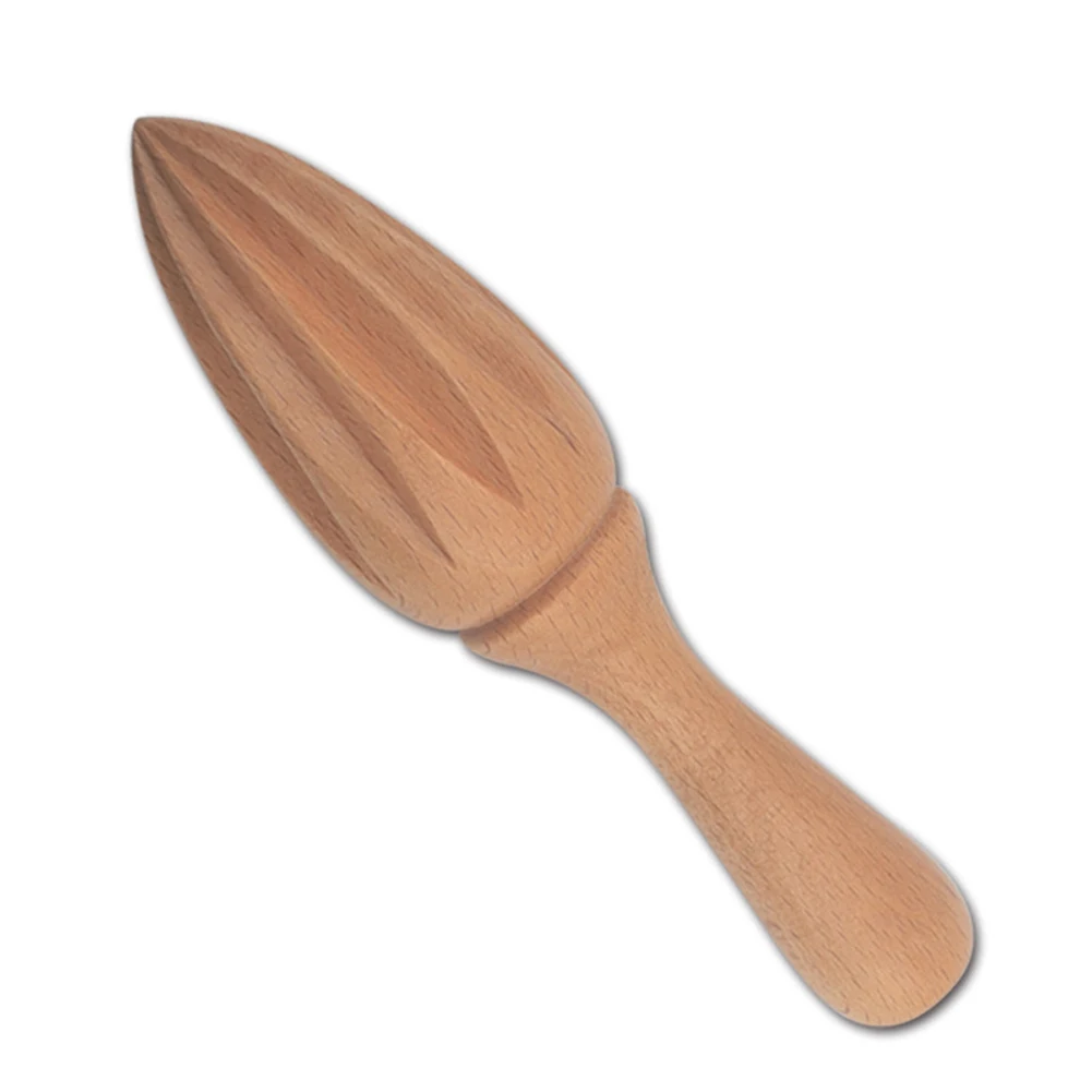 

1Pc Creative Wooden Lemon Squeezer Hand Press Manual Juicer Fruit Orange Citrus Juice Extractor Reamers Ten-corner Design