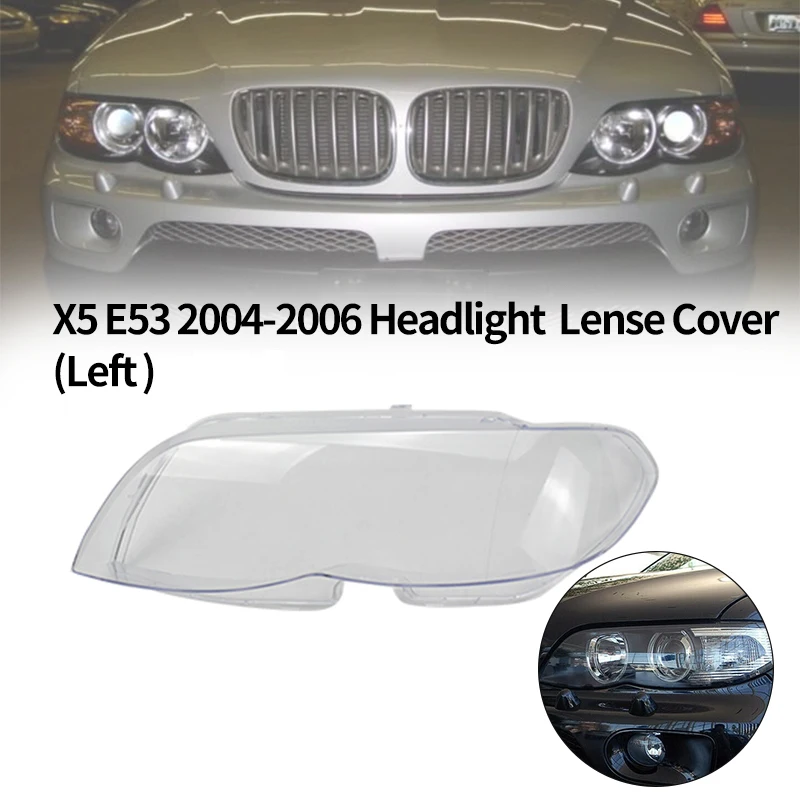 

1 шт., прозрачная крышка для автомобильных фасветильник BMW X5 E53 2004-2006