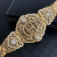 moroccan r brand caftan belts luxury rhinestone wedding belts arabic trendy golden women waist band for bridal