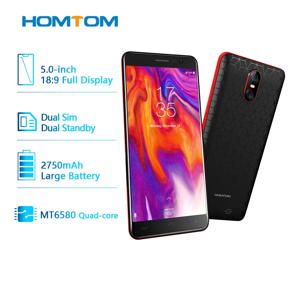 Оригинальный смартфон S12 3G WCDMA Android 6 0 полный экран 1 ГБ ОЗУ 8 Гб ПЗУ MTK6580 четыре ядра