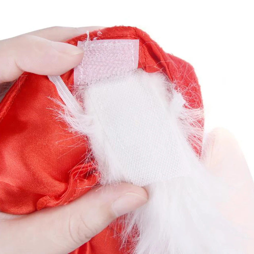 Кошка котенок бородатая Рождественская шляпа собака косплей шапка Санта Клауса