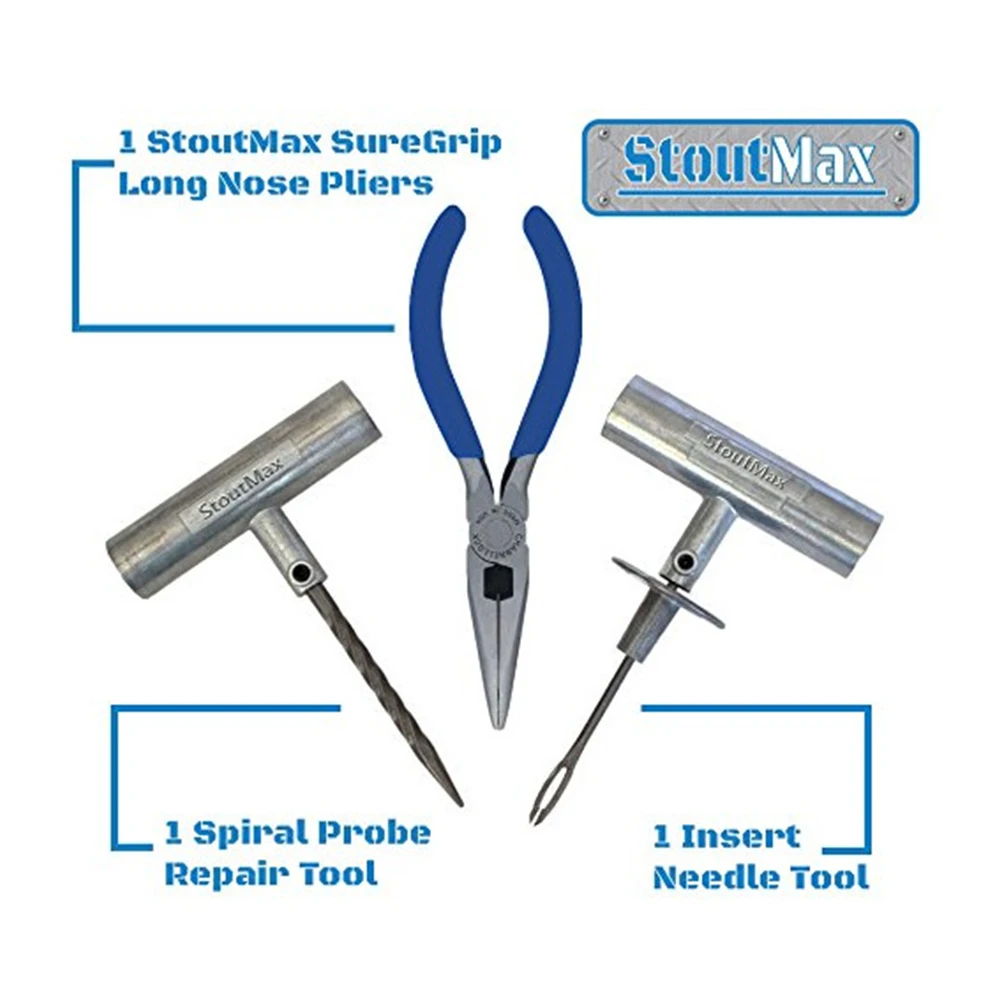 67 шт. набор для ремонта проколов шин металлический сверхмощный Набор замены