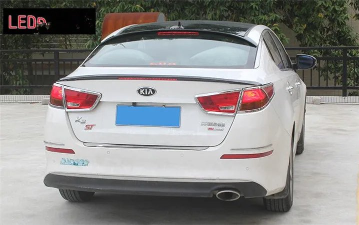 Спойлер Optima 2014-2015 Kia K5 спойлер DLEYW из АБС-пластика цвет заднего крыла автомобиля