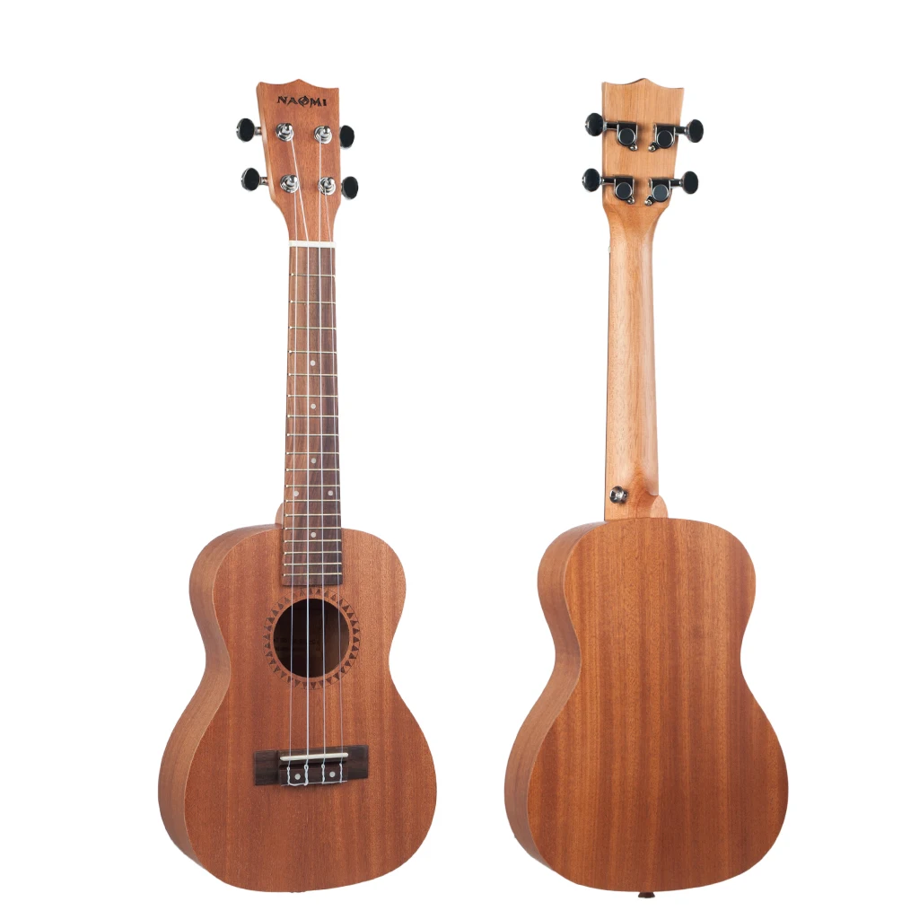 NAOMI Concert Ukulele Kit Vintage Uke for Beginner With Starter Gig Bag 23 Inch Sapele Wood | Спорт и развлечения