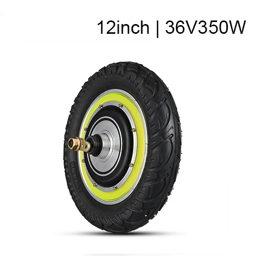 12inch 36v350w 8, 10, 12 дюймов, Электрический скутер, ступица двигателя, колеса 24 В, 36 В, 48 В, 350 Вт, 500 Вт, колесный мотор, бесщеточный EBike, Электрический скутер, Конверсионные Комплекты - Цвет: 12inch 36v350w