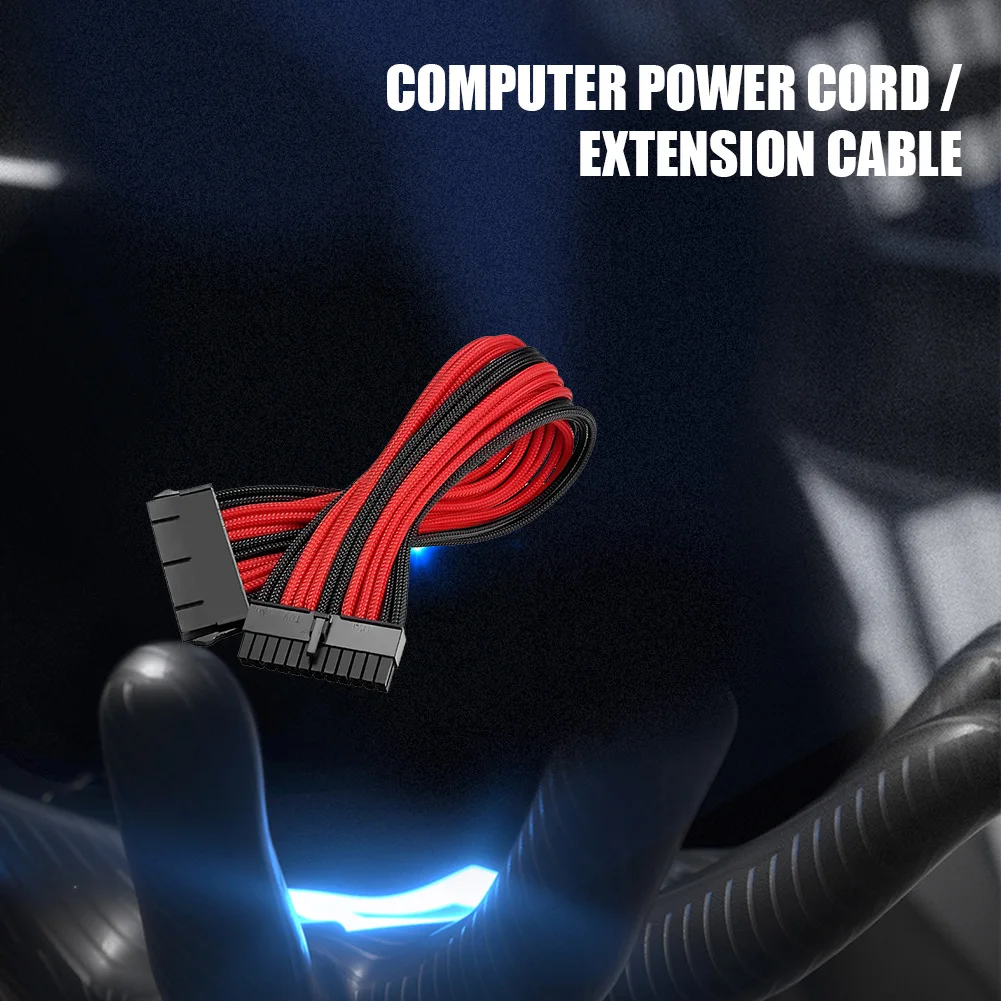 Комплект удлинительного кабеля питания 30 см 24Pin ATX 4 + 4Pin EPS 8Pin PCI e 6Pin e|Компьютерные