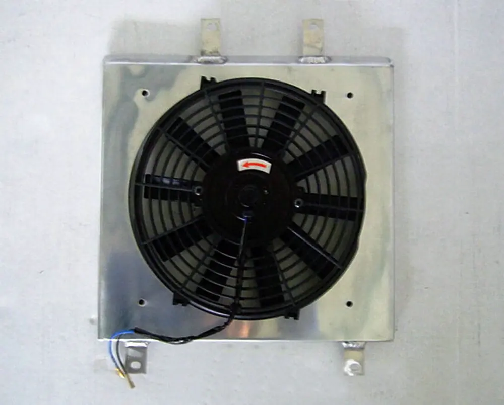 Лидер продаж алюминиевый радиатор 28 мм 3 ряда вентилятор и кожух трубы 1992-2000 для