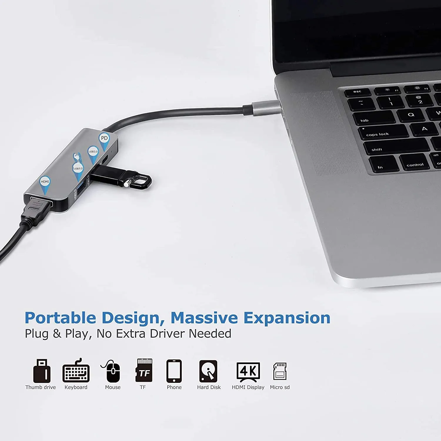 USB-хаб с интерфейсом Thunderbolt 3 USB 0 87 Вт | Электроника