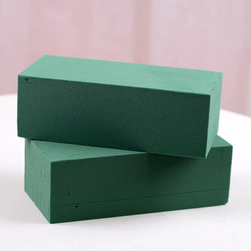 

10Pcs Floral Foam Blocks Brick Flower Holder Florist Flower Styrofoam Green Bricks applied Dry or Wet for Artificial Flowers