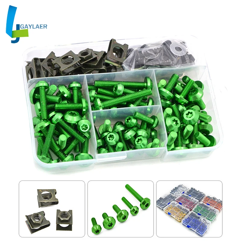 Универсальный винт на лобовое стекло мотоцикла обтекатель болт гайка крепление