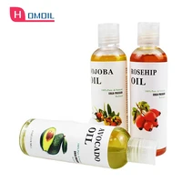 118ml natural plant essential oils body massage base oil for hair care spa relaxing castor olive vegetable oil lipstick baby