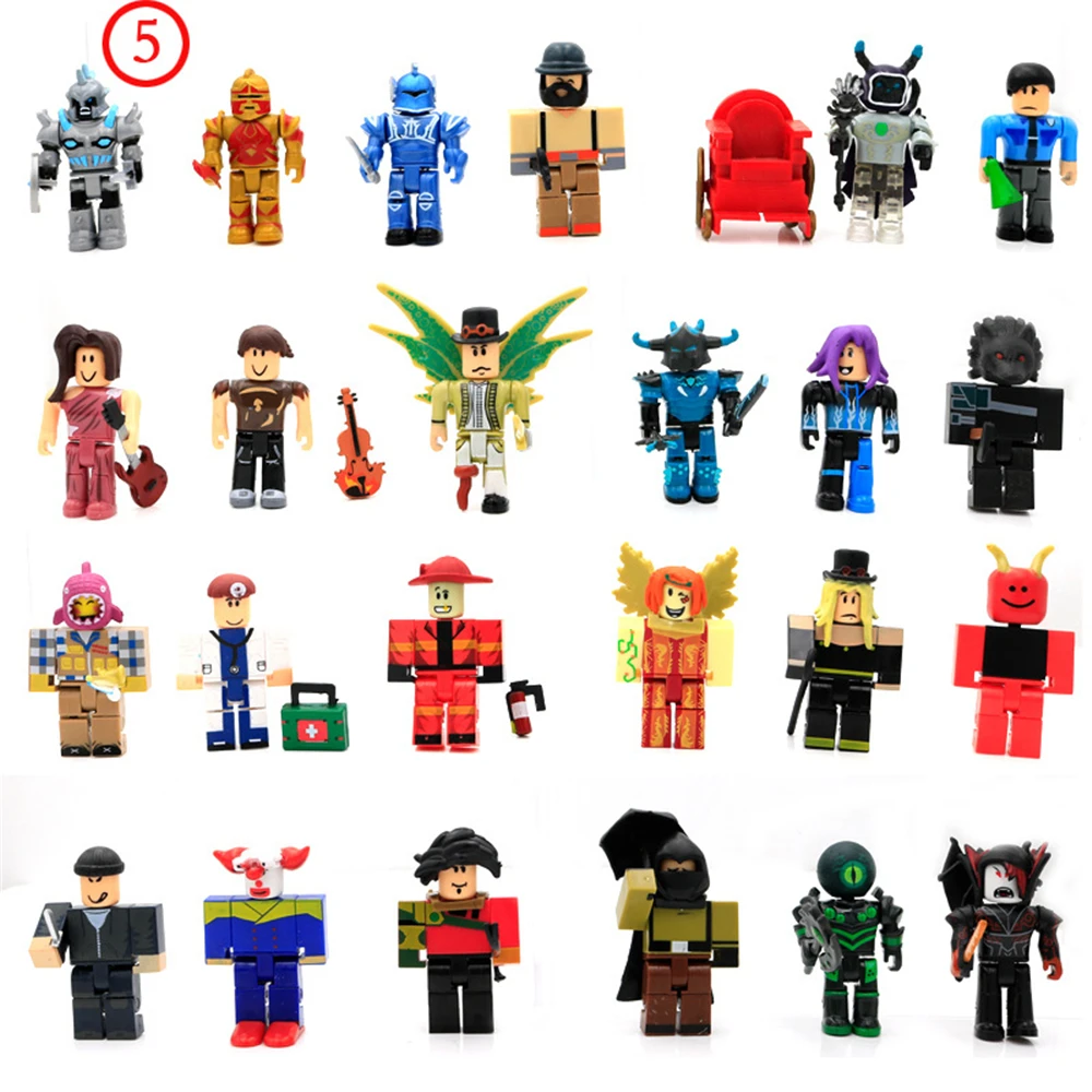 

24pcs/set Robloxing Adopt Me MeepCity Jailbreak Toys Virtual World Jugetes 7cm Anime Model Figurines Figure Fidget Toys Gift