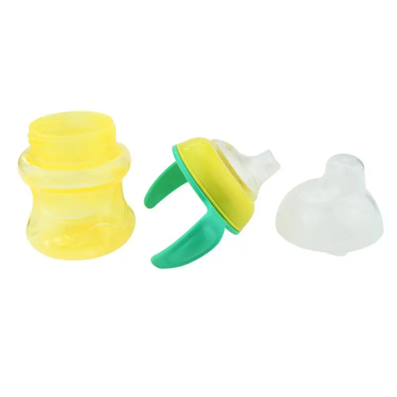 200ML Infant Feeding Bottle Leak Proof Toddler Weaning Drinking Cups Training with Handle | Мать и ребенок