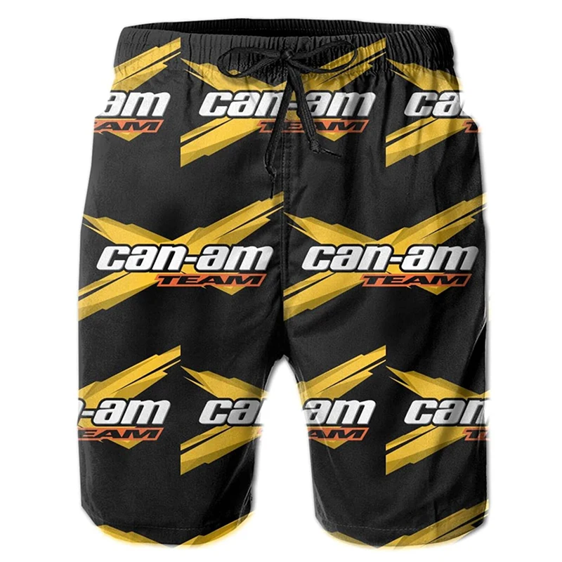 

Can- Am Mens 3D Printed Swim Trunks Quick Dry Hawaii Surf Board Shorts Swimwear Pants