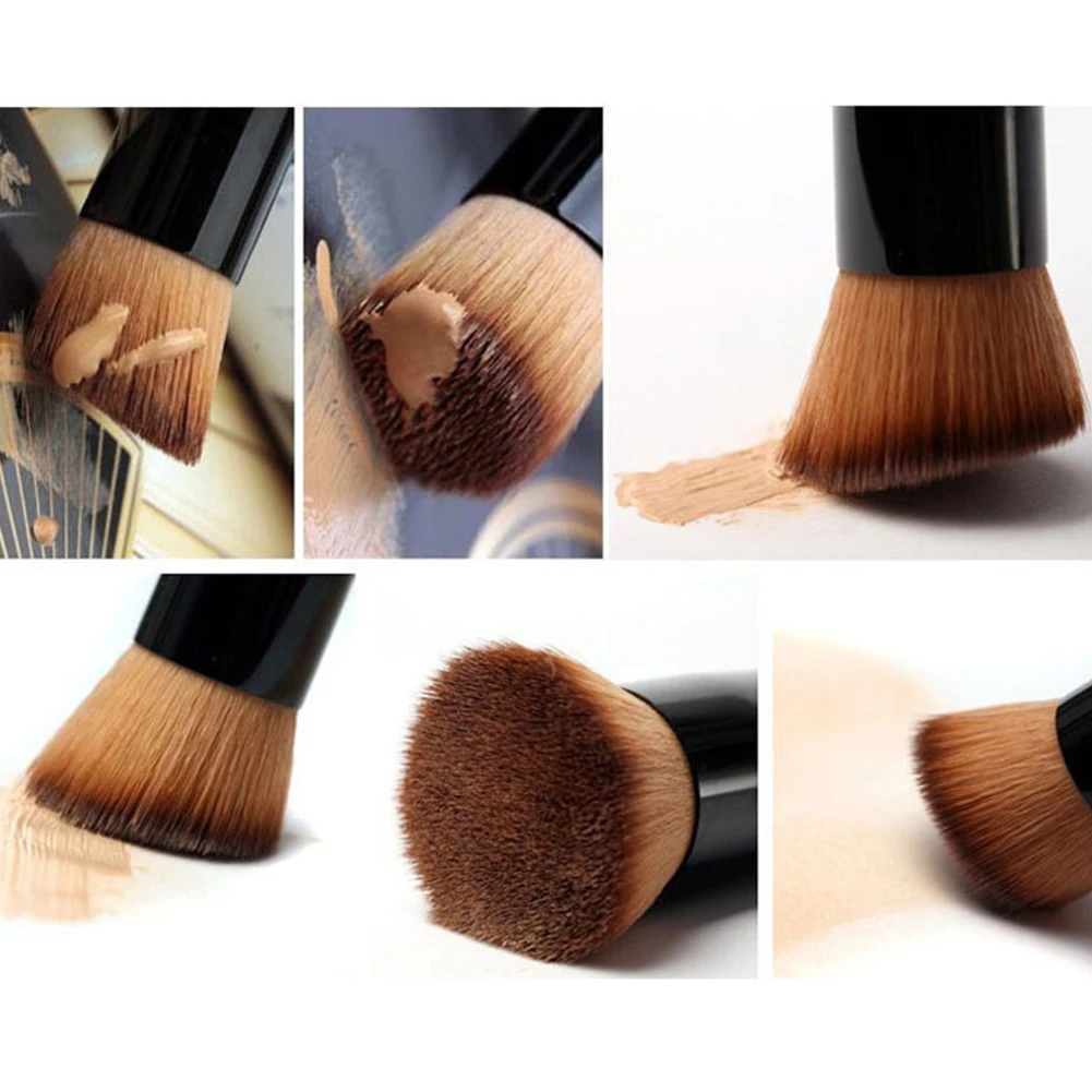 

Makeup Accessories Foundation Makeup Natural Wooden Material No Irritation Slanting Blush Antibacterial Multi-functional Brush
