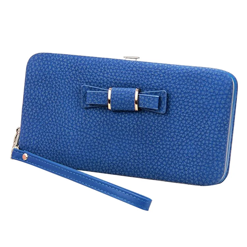 Women PU Leather Clutch Purse Wallets Fashion Cash Phone Cards Holder Case New